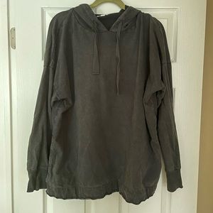 Charcoal grey thin hoodie